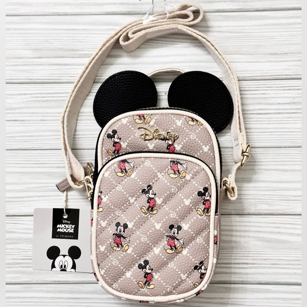 Disney Mickey Mouse with Ears Crossbody Bag Cell Phone Holder